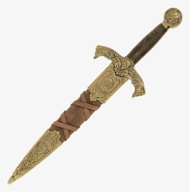 Brass King Arthur Dagger - King Arthur Sword Png, Transparent Png, Free Download