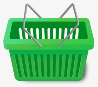 Shopping Cart Green - Green Shopping Basket Png, Transparent Png, Free Download