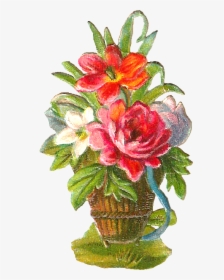 Free Digital Flower Clip Art - Bouquet, HD Png Download, Free Download