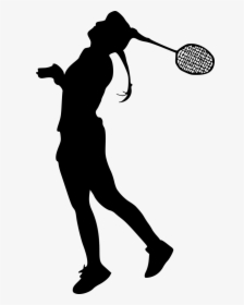 Badminton Silhouette Sport Clip Art - Badminton Clipart, HD Png Download, Free Download