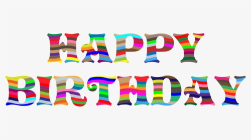 Text,graphic Design,party Supply - Clip Art Happy Bday, HD Png Download, Free Download