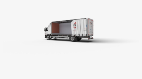 Curtainsided Rigid Bodywork Closed - Trailer Truck, HD Png Download, Free Download