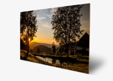 Mountain Sunset Scenery - Sunset, HD Png Download, Free Download