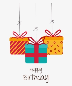 Birthday Gift Greeting Card Christmas - Happy Birthday Gift Png, Transparent Png, Free Download
