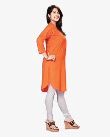 Long Apple Cut Kurti, HD Png Download, Free Download