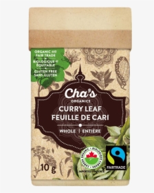 Cha"s Organics Curry Leaf, Whole - Cha's Organics Ground Turmeric, HD Png Download, Free Download
