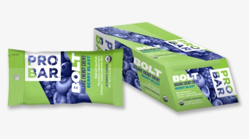 Probar Bolt Energy Chew Berry Blast - Carton, HD Png Download, Free Download