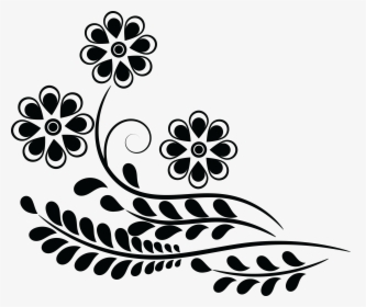 Design Clipart - Clip Art Of Flower Design, HD Png Download, Free Download
