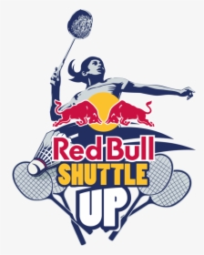 Red Bull Shuttle Up Logo - Logo For Badminton Tournament, HD Png Download, Free Download