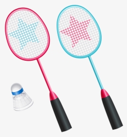Badminton Png Transparent Images - Badminton Racket And Shuttlecock Clipart, Png Download, Free Download