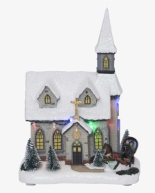 Decorative Scenery Chapel - Julekirke Med Lys Og Musik, HD Png Download, Free Download