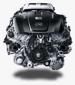 Amg V8 Engine - Mercedes Amg Gtr Motor, HD Png Download, Free Download