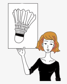 Badminton - Cartoon, HD Png Download, Free Download