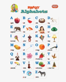 A To Z Alphabets Free Png Image - Krazy Alphabets, Transparent Png, Free Download