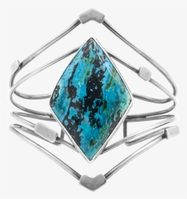 Shattuckite Visionary Cuff By Emma Elizabeth Jewelry, - Opal, HD Png Download, Free Download