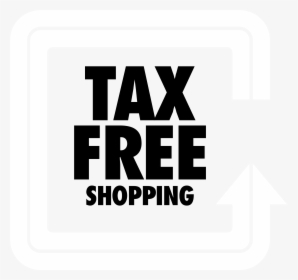 Tax Free Shopping Logo Black And White - Tax Free, HD Png Download, Free Download