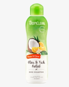 Tropiclean Neem And Citrus Flea And Tick Relief Shampoo - Tropiclean Flea Shampoo, HD Png Download, Free Download