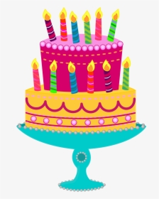 Transparent Birthday Decoration Png - Birthday Cake Clipart Free, Png Download, Free Download