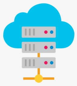 Image Of Web Hosting Server - Transparent Background Cloud Server Icon, HD Png Download, Free Download