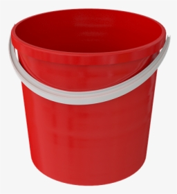 Bucket, Cleaning, Wash, Capacity, Pen, Plastic, Red - Plastic Pail, HD Png Download, Free Download