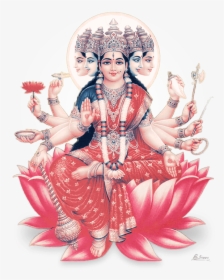 Sri Gayathri Devi - God Gayatri Devi Png, Transparent Png, Free Download