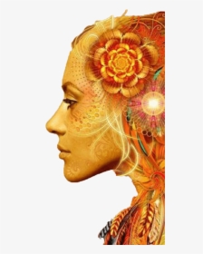 Spiritual Awakening Woman Art, HD Png Download, Free Download