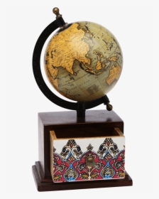 Indi Globe With Drawer - Globe, HD Png Download, Free Download