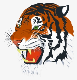 Tiger Png Vector - Tiger Head Png, Transparent Png, Free Download