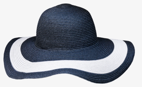 Hat Blue White Rim - Sun Hat Transparent Background, HD Png Download, Free Download