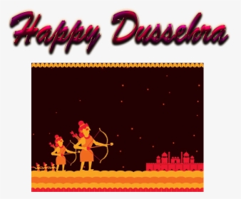 Happy Dussehra Png Clipart - Poster, Transparent Png, Free Download