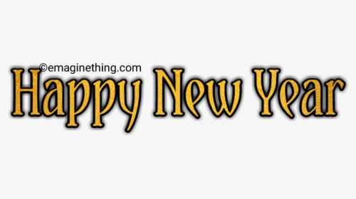 Happy New Year Text Png 2019-whatsapp Sticker,download - Calligraphy, Transparent Png, Free Download