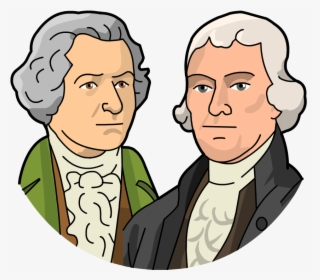 Jefferson Clipart Alexander Hamilton - Alexander Hamilton And Thomas Jefferson Cartoon, HD Png Download, Free Download