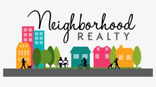 Neighborhood Realty Vector Graphics Clip Art Illustration - Silhouette Free Neighborhood Clipart, HD Png Download, Free Download