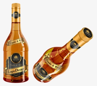 Whisky Cognac Bottle - Коньяк Png, Transparent Png, Free Download