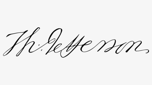 Thomas Jefferson Signature Clipart, HD Png Download, Free Download