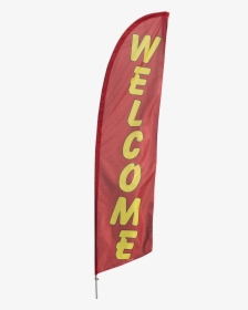 Welcome Customers With Our Yellow On Red "welcome - Banner, HD Png Download, Free Download