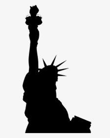 Statue Of Liberty - New York Statue Of Liberty Silhouette, HD Png Download, Free Download