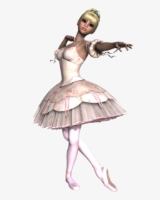 Girl, Dance, Classic, Tutu, 3d, Render - Illustration, HD Png Download, Free Download