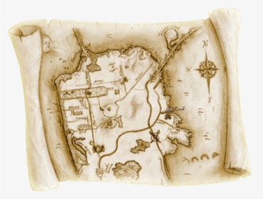 Old Treasure Map - Christopher Columbus Map Clipart, HD Png Download, Free Download