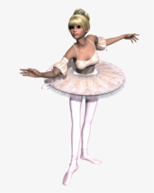 Girl, Dance, Classic, Tutu, 3d, Render - Ballerina Tutù 3d, HD Png Download, Free Download