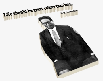 Ambedkar Quotes Png Free Download - Tuxedo, Transparent Png, Free Download