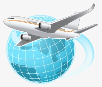 Absolute Worldwide Logistics - Airplane Around The Earth, HD Png Download, Free Download