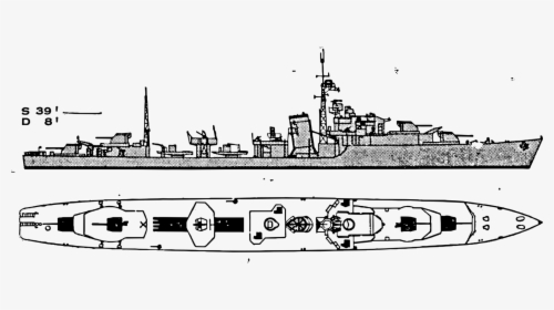 Protected Warship - Battleship Clipart, HD Png Download, Free Download