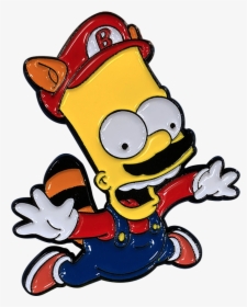Transparent Mario Jumping Png - Super Bart, Png Download, Free Download