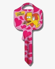 Silca Ulo50l 5 Pin Novelty Bart Cupid Simpsons Cylinder - Tool, HD Png Download, Free Download
