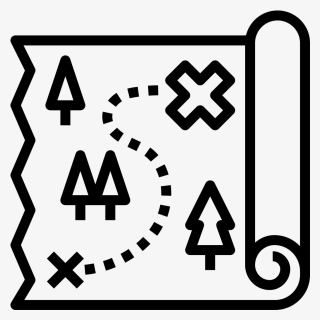 Treasure Map Icon Png, Transparent Png, Free Download