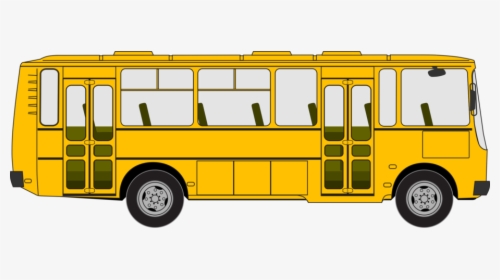 School Bus Creative Converting Tutu Much Fun Happy - Yellow Bus Clip Art, HD Png Download, Free Download