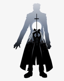 Anderson And Ghouls By Venetianmasked - Silhouette Hellsing Anderson, HD Png Download, Free Download