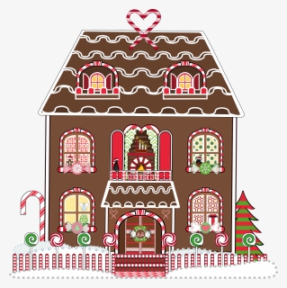 Graphic, Gingerbread House, Gingerbread, Christmas - Gingerbread Christmas House, HD Png Download, Free Download