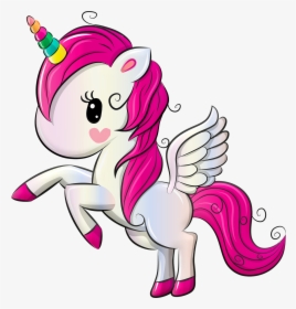 Gallery - Cute Unicorn With Wings, HD Png Download, Free Download